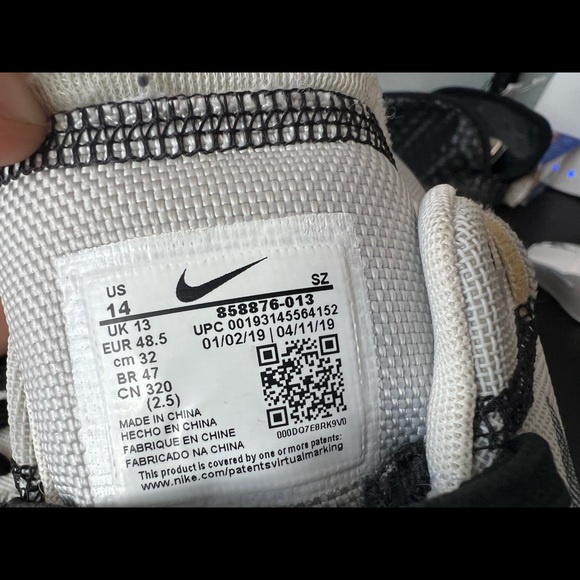 Size 14 nike air max inside out phantom black - Picture 3 of 6